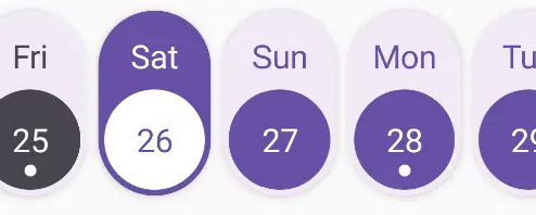 Creating a Horizontal Scrollable Calendar in Jetpack Compose